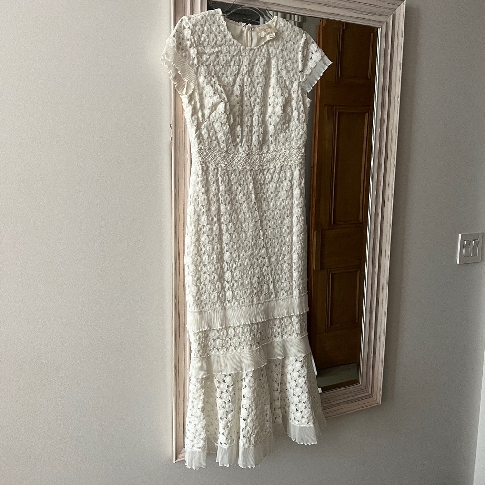 Shoshanna Midnight Floriana Dress (Size 6)